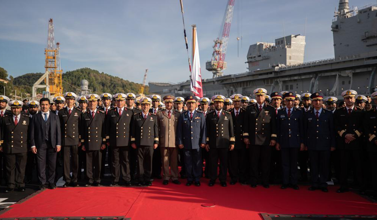 Qatar Receives Al Zubarah Corvette from Italy